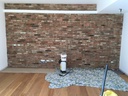 Dust protection on internal wall