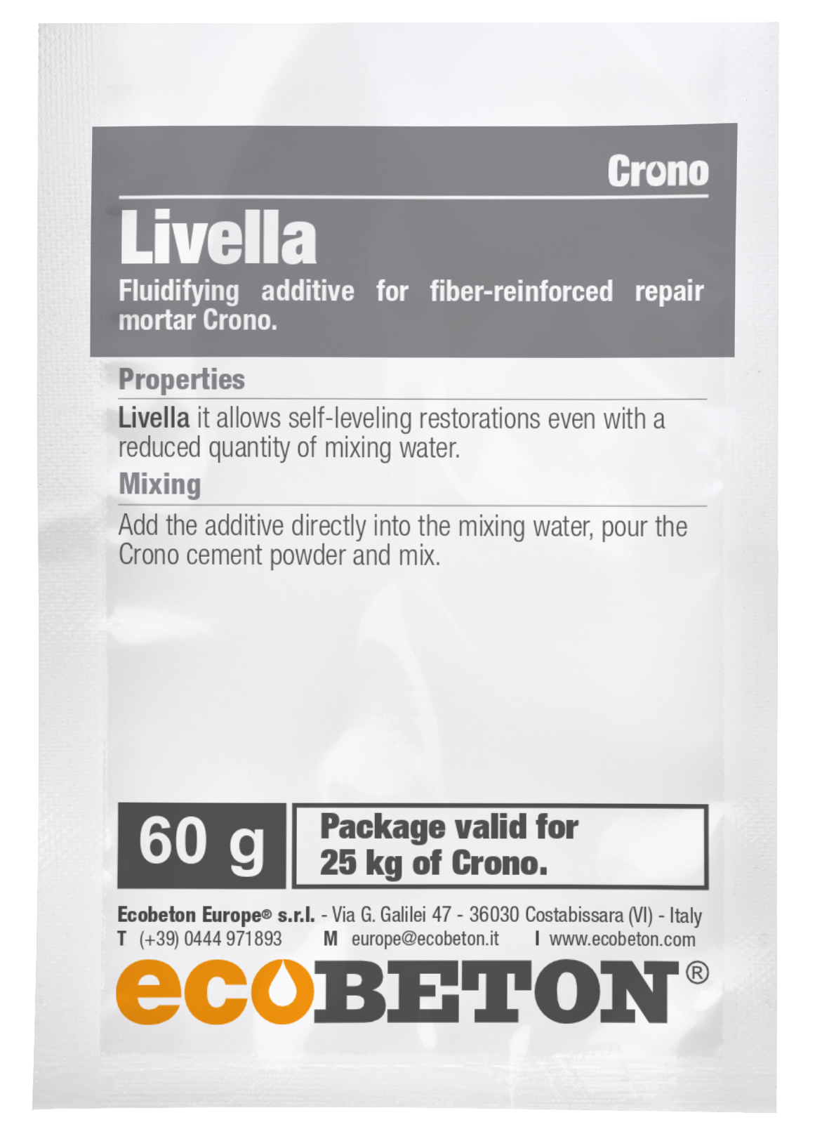 saszetka produktu Livella