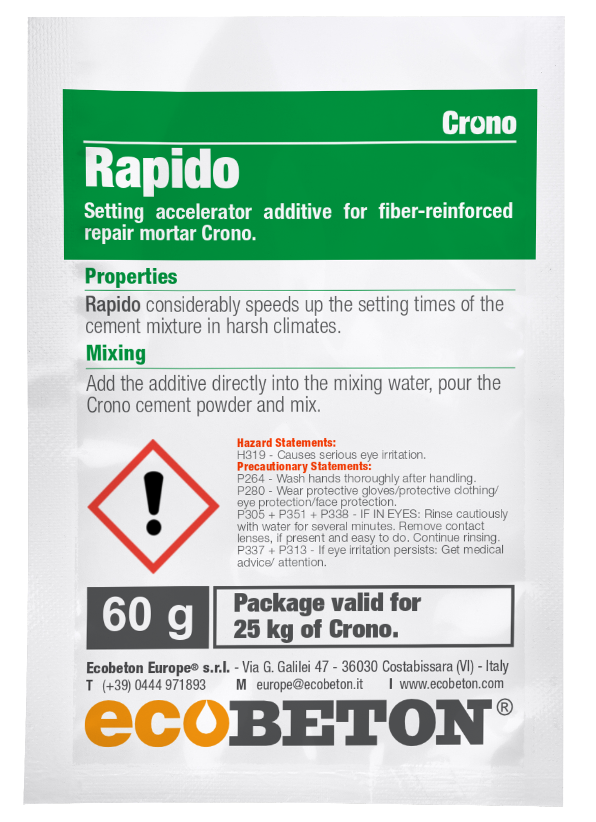 saszetka produktu Rapido